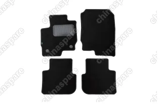 KLEVER02350201210kh Коврики в салон Klever Standard MITSUBISHI Colt VII 5D АКПП 2003-2013, хб., 4 шт. (текстиль)