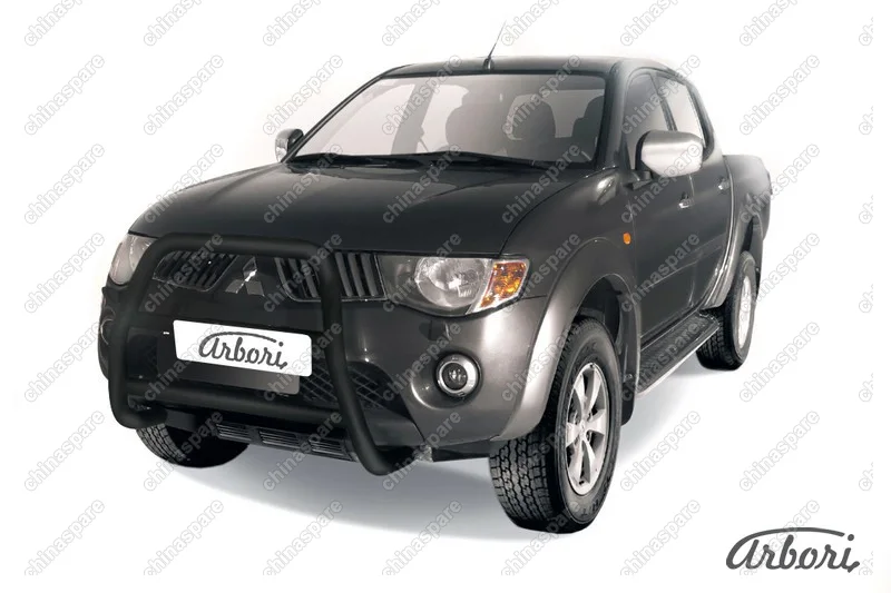 AFZDAML06B Кенгурятник d57 высокий  Arbori черн. для MITSUBISHI L200 2006-2015