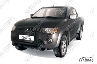 AFZDAML06B Кенгурятник d57 высокий  Arbori черн. для MITSUBISHI L200 2006-2015