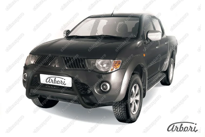 AFZDAML08B Кенгурятник d57 низкий  Arbori черн. для MITSUBISHI L200 2006-2015