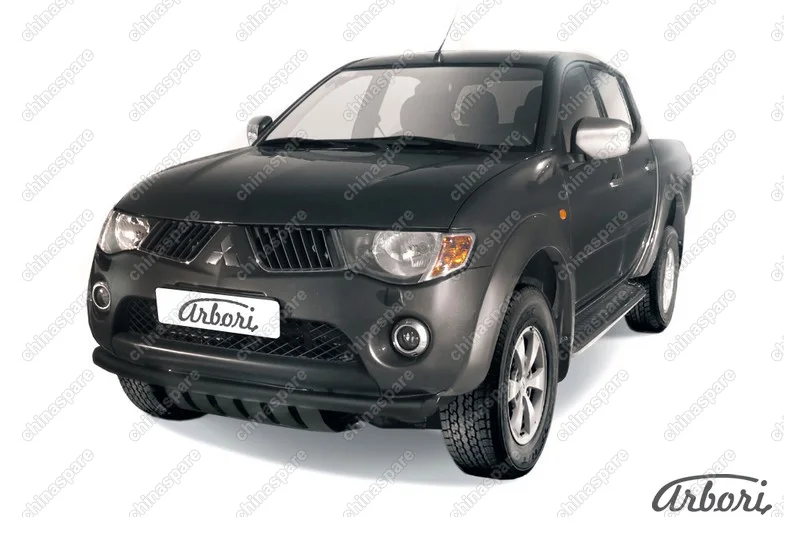 AFZDAML10B Защита переднего бампера d57 Arbori черн. для MITSUBISHI L200 2006-2015