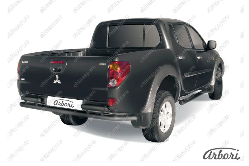 AFZDAML14B Защита заднего бампера d57 Arbori черн. для MITSUBISHI L200 2006-2015