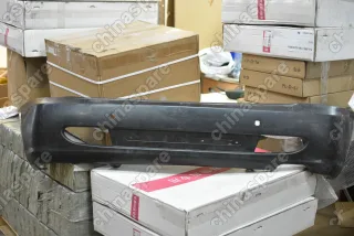 Бампер задний (под 2 датчика) Lifan Smily (уценка)