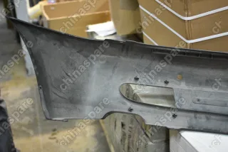 Бампер задний (под 2 датчика) Lifan Smily (уценка)