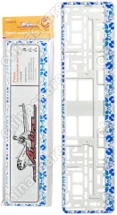 Рамка под номерной знак Гжель