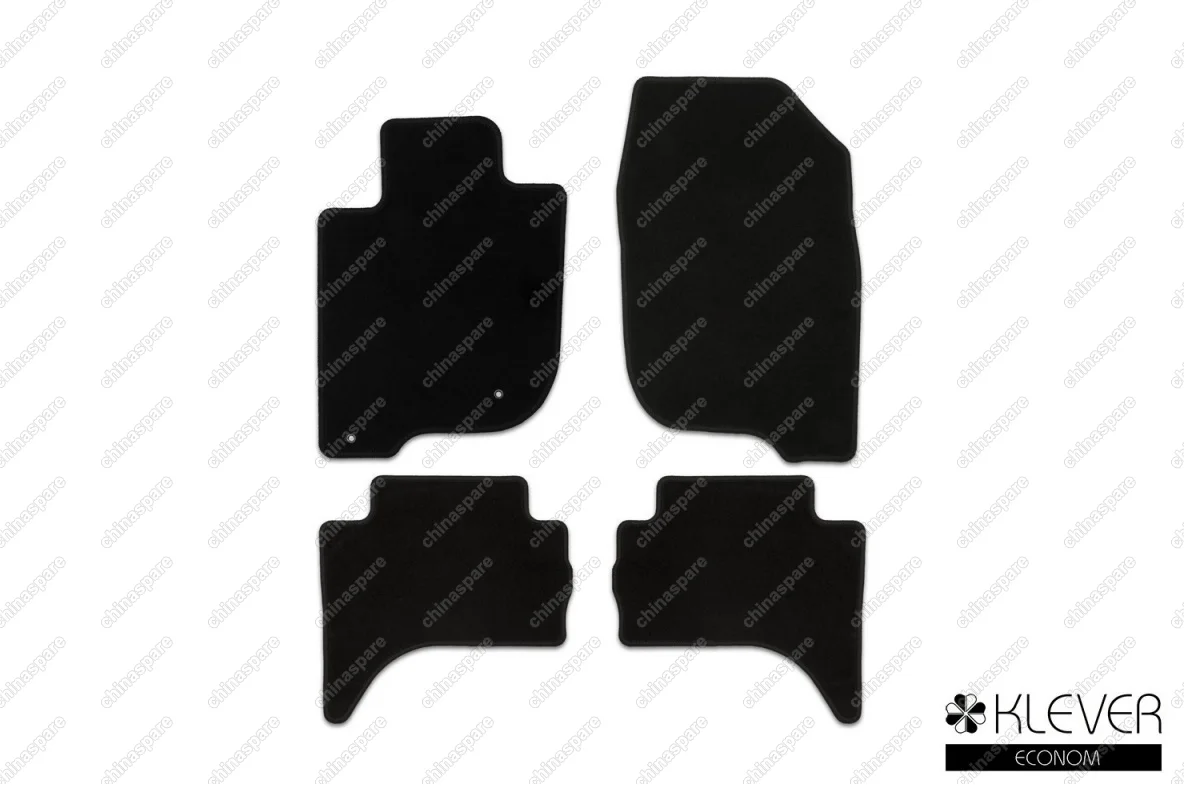 KLEVER01353001200k Коврики в салон Klever Econom MITSUBISHI L200, 2015->, пикап, 4 шт. (текстиль)