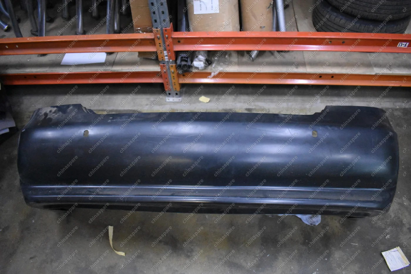 Бампер задний (под 2 датчика) Lifan Solano