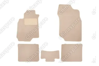 KLEVER04350322112kh Коврики в салон Klever Premium MITSUBISHI Lancer Classic, АКПП 2003-2010, сед., 5 шт. (текстиль, бежевы
