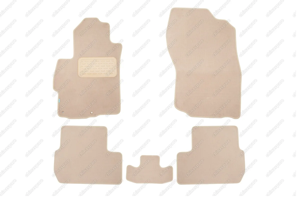 KLEVER04352722112kh Коврики в салон Klever Premium MITSUBISHI Lancer X 2007->, сед., 5 шт. (текстиль, бежевые)