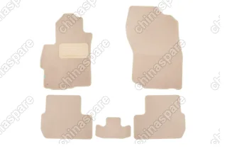 KLEVER04352722112kh Коврики в салон Klever Premium MITSUBISHI Lancer X 2007->, сед., 5 шт. (текстиль, бежевые)