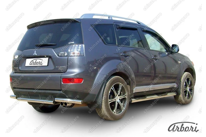 AFZDAMXL11 Защита заднего бампера d57 Arbori нерж. сталь для Mitsubishi OUTLANDER XL 2007-2009