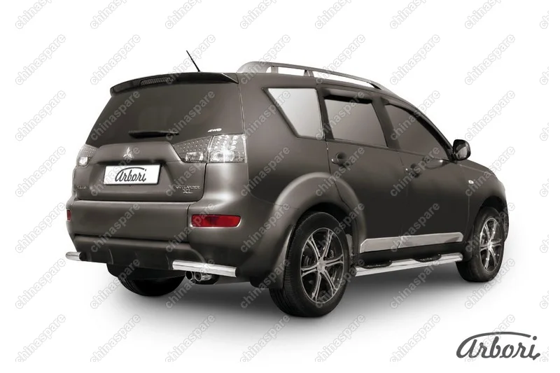 AFZDAMXL12 Уголки d57 Arbori нерж. сталь для Mitsubishi OUTLANDER XL 2007-2009