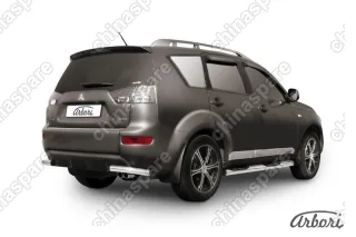 AFZDAMXL12 Уголки d57 Arbori нерж. сталь для Mitsubishi OUTLANDER XL 2007-2009