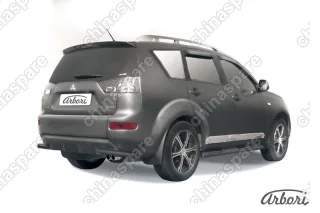 AFZDAMXL12B Уголки d57 Arbori черн. для Mitsubishi OUTLANDER XL 2007-2009