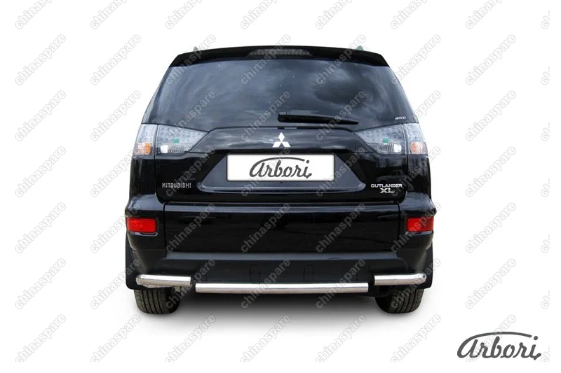 AFZDAMXL1011 Защита заднего бампера d57 Arbori нерж. сталь для Mitsubishi OUTLANDER XL 2010-2012