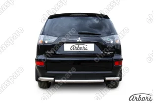 AFZDAMXL1011 Защита заднего бампера d57 Arbori нерж. сталь для Mitsubishi OUTLANDER XL 2010-2012