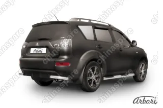 AFZDAMXL1012 Уголки d57 Arbori нерж. сталь для Mitsubishi OUTLANDER XL 2010-2012