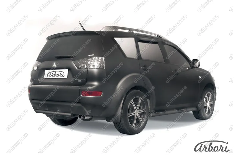 AFZDAMXL1011B Защита заднего бампера d57 Arbori черн. для Mitsubishi OUTLANDER XL 2010-2012