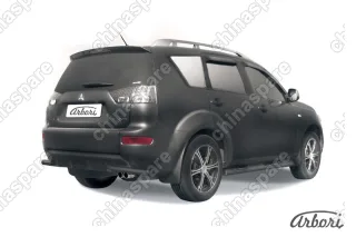 AFZDAMXL1012B Уголки d57 Arbori черн. для Mitsubishi OUTLANDER XL 2010-2012