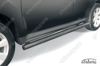AFZDAMXL108B Защита порогов d76 труба Arbori черн. для Mitsubishi OUTLANDER XL 2010-2012