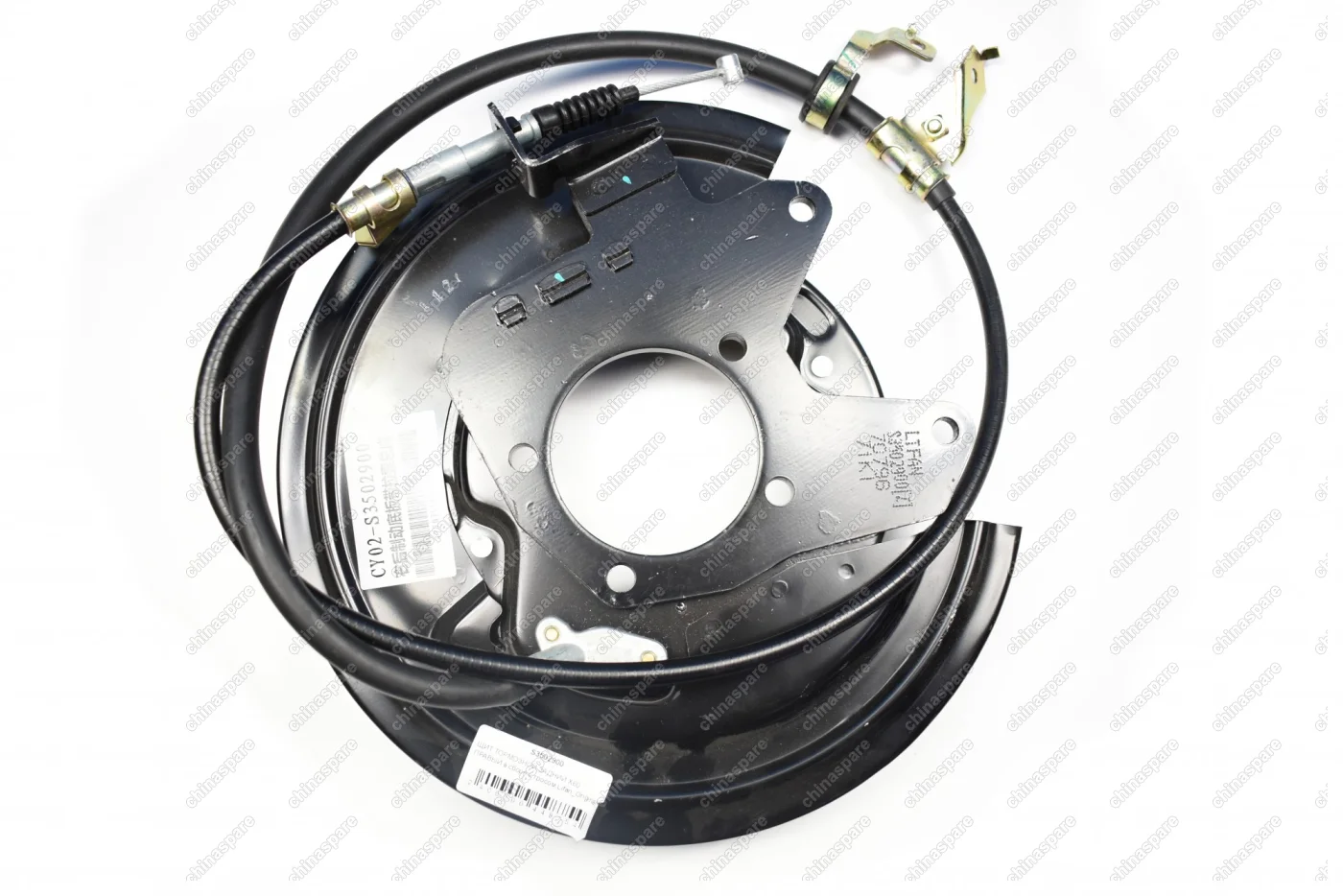 Щит тормозной задний правый с тросом Lifan X60