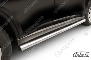 AFZDAMOUT1307 Защита порогов d57 труба Arbori нерж. сталь для MITSUBISHI Outlander 2013-2014