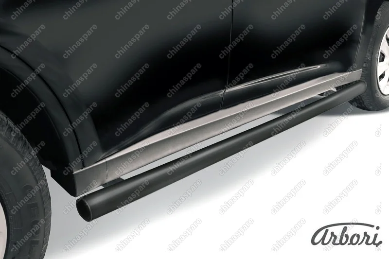 AFZDAMOUT1307B Защита порогов d57 труба Arbori черн. для MITSUBISHI Outlander 2013-2014