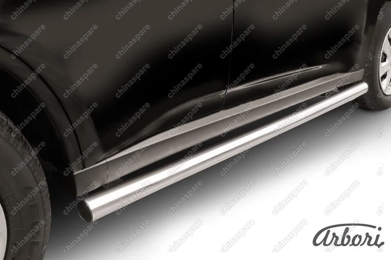 AFZDAMOUT1407 Защита порогов d57 труба Arbori нерж. сталь для Mitsubishi OUTLANDER 2014-2015