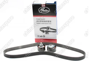 Комплект ГРМ «Gates» (С роликами) Chery Kimo, Indis, QQ6 1.3