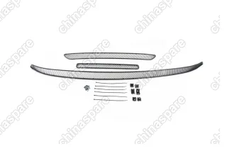 1380715151 Сетка на бампер внешняя для MITSUBISHI Outlander 2015-2018, 3 шт., черн., 15 мм