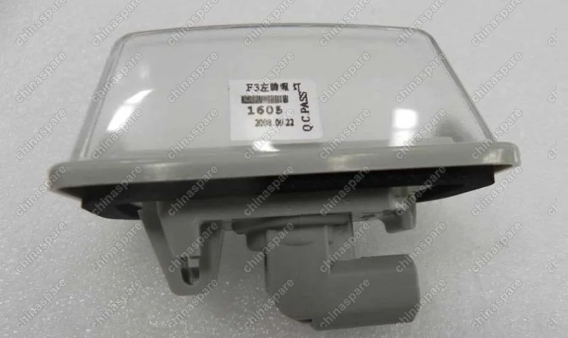 фонарь освещения номерного знака левый byd f3, f3-r