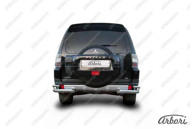 Уголки d76 Arbori нерж. сталь для Mitsubishi PAJERO IV 2014-нв