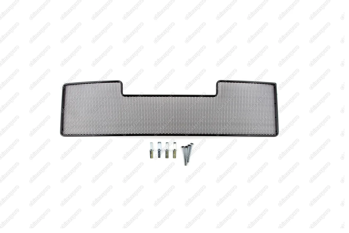 Сетка на бампер внешняя для MITSUBISHI Pajero IV 2008-2011, черн., 10 мм