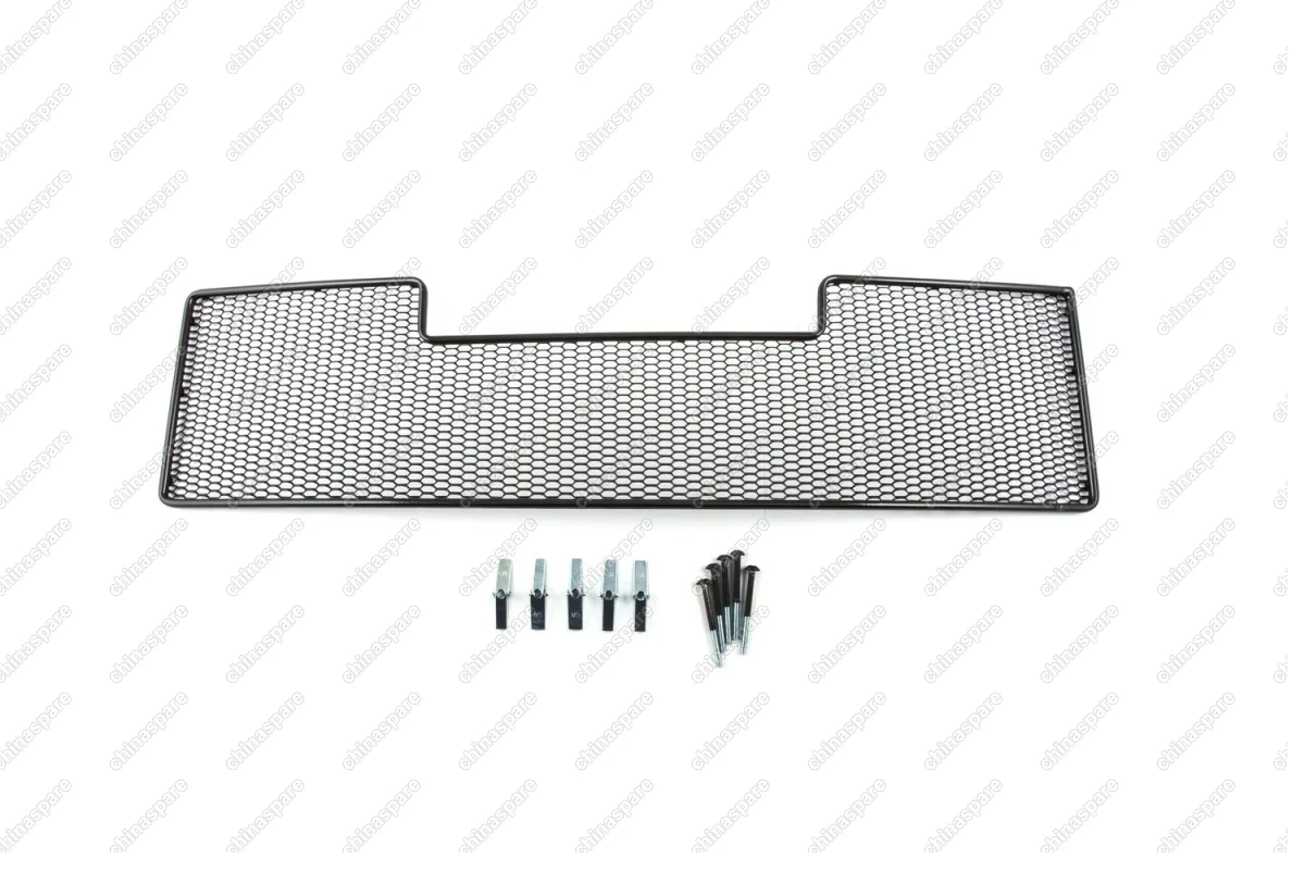 Сетка на бампер внешняя для MITSUBISHI Pajero IV 2008-2011, черн., 20 мм (сота)