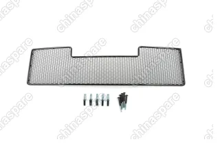 Сетка на бампер внешняя для MITSUBISHI Pajero IV 2008-2011, черн., 20 мм (сота)