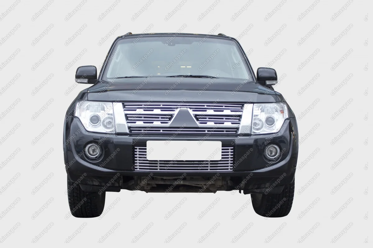 Декоративные элементы решетки радиатора,d10,Mitsubishi Pajero IV 2011- хром, MIPJ.92.2288