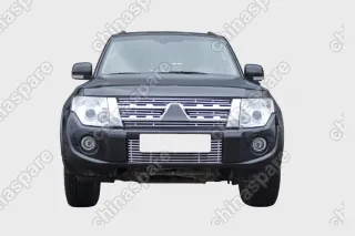 Декоративные элементы решетки радиатора,d10,Mitsubishi Pajero IV 2011- хром, MIPJ.92.2288