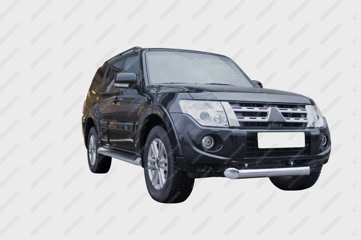 Защита переднего бампера труба, d 100, Mitsubishi Pajero IV 2011-, MIPJ.48.1398