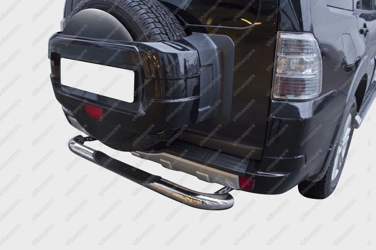 Защита задняя ступень,d76,Mitsubishi Pajero IV 2011-2015, 2015-