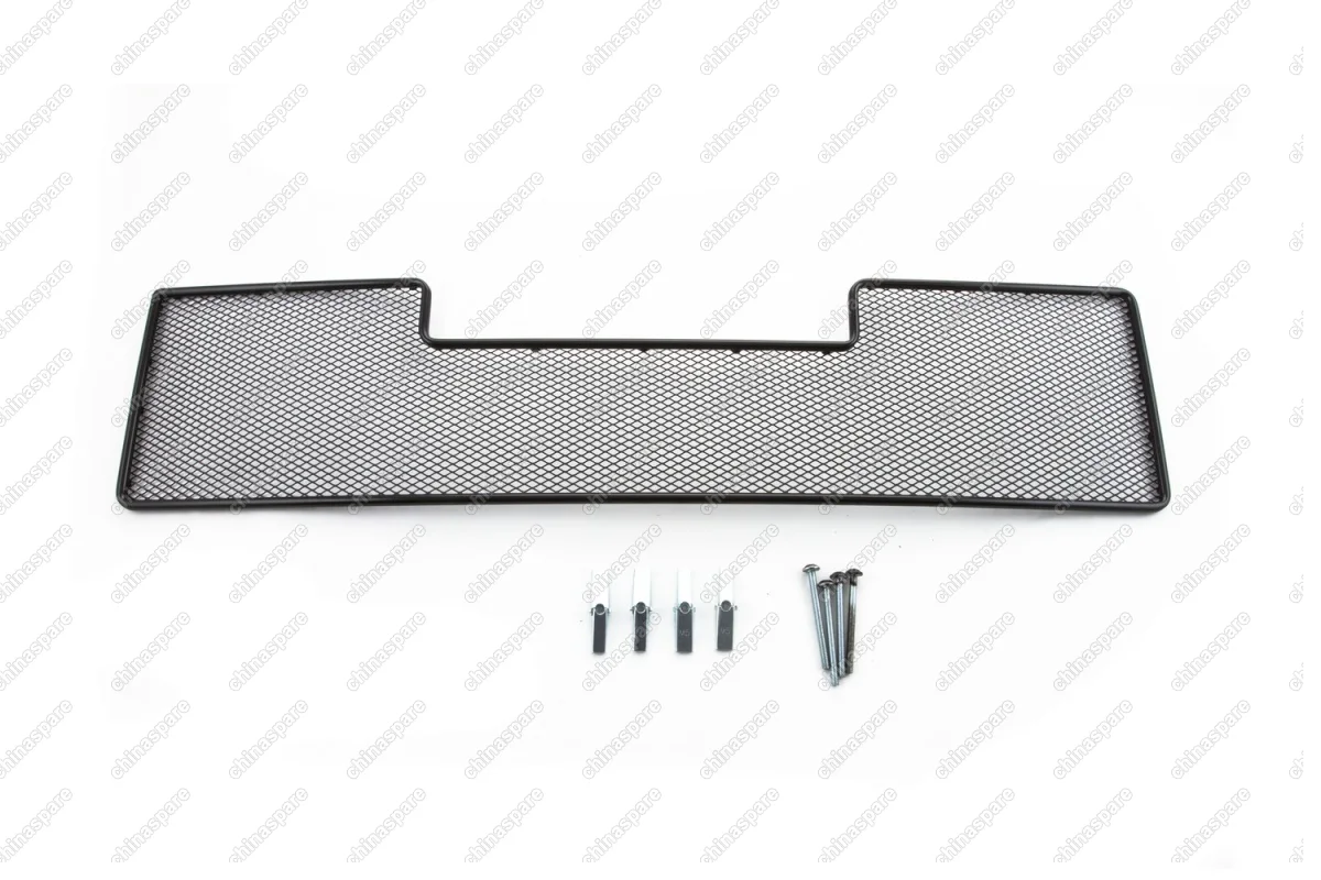 Сетка на бампер внешняя для MITSUBISHI Pajero IV 2011-2015, черн., 10 мм
