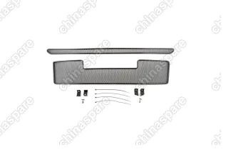 Сетка на бампер внешняя для MITSUBISHI Pajero IV 2015->, 2 шт., черн., 10 мм