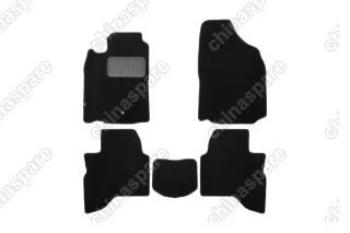 Коврики в салон Klever Premium MITSUBISHI Pajero Sport I 1998-2008, внед., 5 шт. (текстиль)