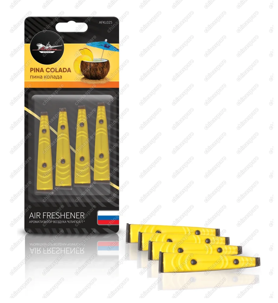 AFKL025 Ароматизатор в дефлектор Клипса-1 пина колада