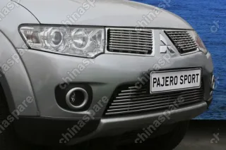 MIPS912994 Декоративные элементы решётки радиатора (2 элемента из 9 трубочек) "Mitsubishi Pajero Sport" 2006-, MIPS.91.2994