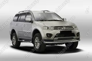 MIPS481883 Защита переднего бампера труба d76/42 двойная, Mitsubishi Pajero Sport 2013-, MIPS.48.1883