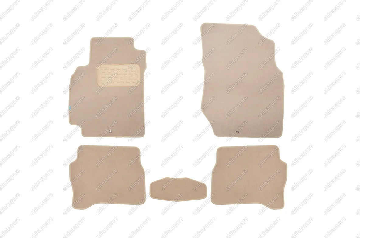 Коврики в салон Klever Premium NISSAN Almera Classic 2006->, сед., 5 шт. (текстиль, бежевые)
