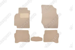 Коврики в салон Klever Premium NISSAN Almera Classic 2006->, сед., 5 шт. (текстиль, бежевые)