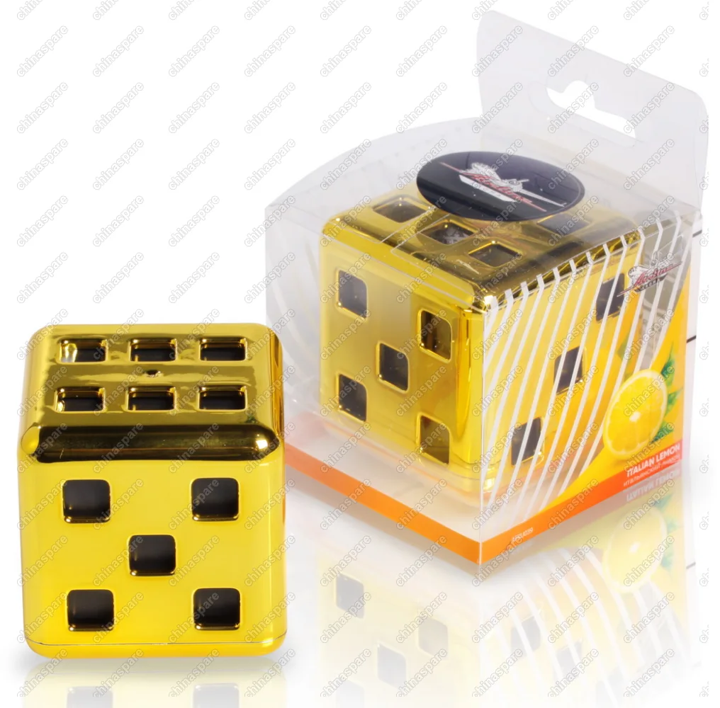 AFKU039 Ароматизатор на панель Куб итальянский лимон