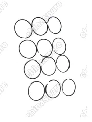 Поршневая группа (поршень, палец, кольца, гильзы) Great Wall Hover, Wingle 2.8 tc