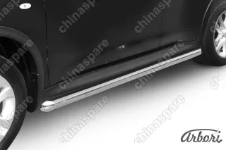 AFZDANJ4WD07 Защита порогов d57 труба Arbori нерж. сталь для Nissan JUKE 2011-2014